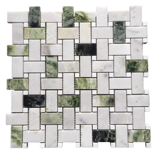 Dalles de <span class=keywords><strong>parquet</strong></span> mural intérieur modernes en marbre onyx vert naturel poli HUANAI, carrées 300x300mm, design graphique, garantie 3 ans - Product Image 5