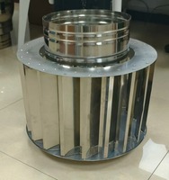 Ventilateur de toit centrifuge SS304 600 mm à énergie éolienne, turbine industrielle d'extraction naturelle pour système de refroidissement silencieux et antirouille