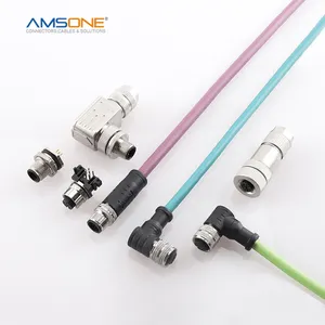 Amsone定制优质太阳能Mc 4光伏和佳Llt M16 Rj45至母Ftth防水连接器