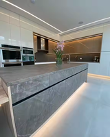 Meubles de cuisine Vermonhouzz House Design, prêts à assembler, ensemble de meubles de cuisine, finition mate, meubles de cuisine encastrés