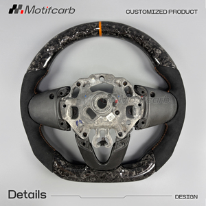 Volante de fibra de carbono forjado personalizado para Mini Cooper Serie F F54 F55 F56 F57 F60 JCW Clubman Countryman - Product Image 5