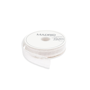 ILAN เทปผ้าสีขาว ขนาด 4.0 ซม. ยาว 27 ม. ลายมาดริด ปารีส ลอนดอน โตเกียว มิลาน - Product Image 1