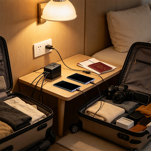 อะแดปเตอร์แปลงไฟสำหรับเดินทางทั่วโลก 5 ช่องเสียบ 2 ช่อง USB-A 3 ช่อง Type-C 35W รองรับปลั๊กไฟ EU/UK/AU/US - Product Image 6