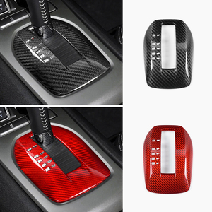 Accesorios Interiores para Automóviles de Fibra de Carbono Seca, Carcasa Decorativa para la Base de la Palanca de Cambios Automática, para Modelos 2010-2015 - Product Image 2