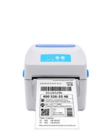 Printer Label Thermal Bluetooth 4x6 203dpi untuk Label Pengiriman Usaha Kecil-Bekerja dengan EBay Shopify USPS dan Lainnya