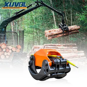 New Mini Forwarder Grab with Friction Welded Rod Forestry Gripper for Farms for Forwarding & Clearing Equipped Motor Pump Engine