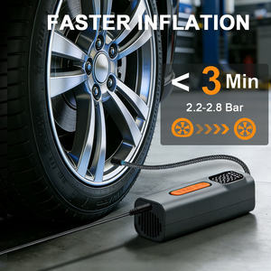 Pompe à air électrique 12V DC avec affichage numérique, système de gonflage de pneus de voiture avec moniteur de pression pour une utilisation à domicile ou en déplacement - Product Image 5