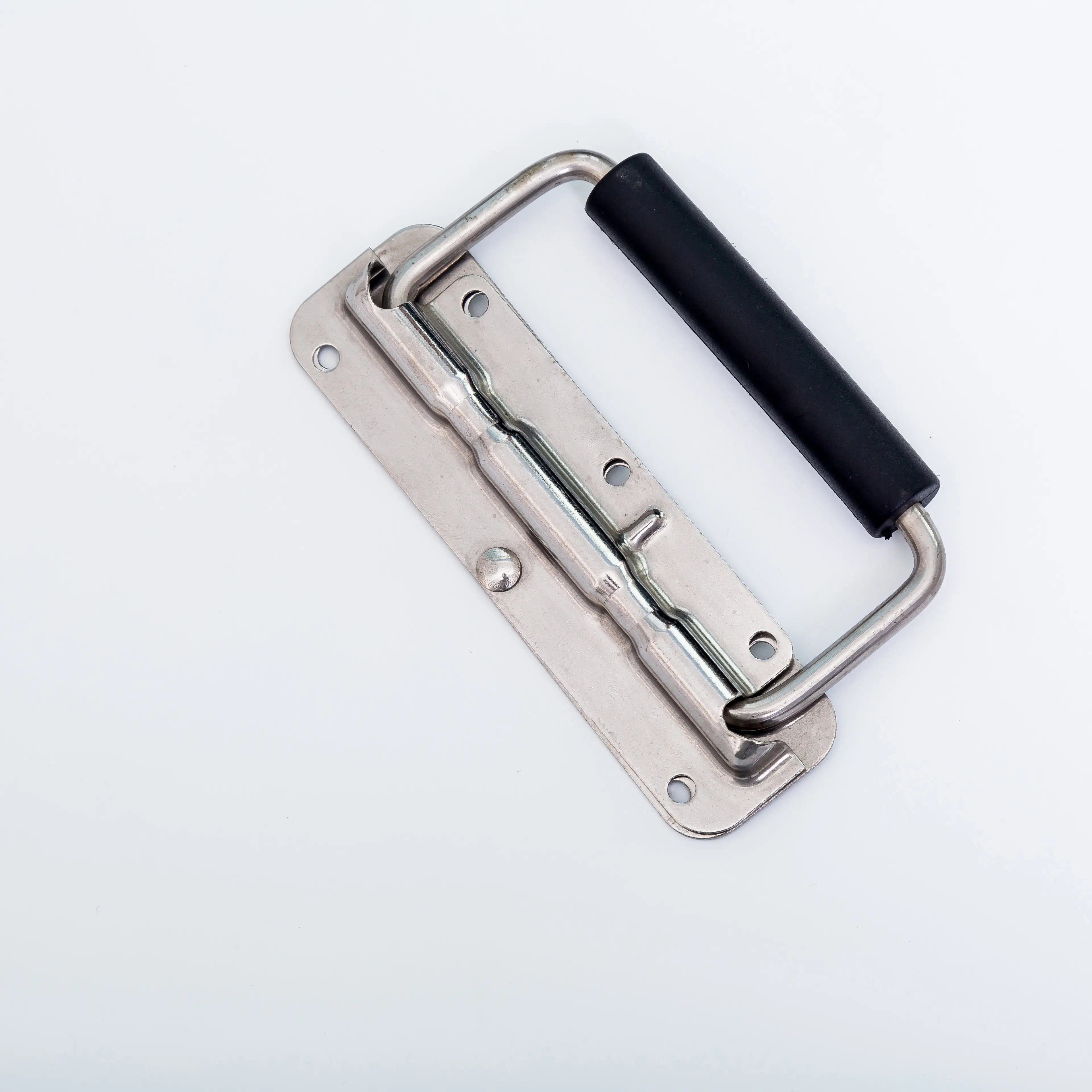 XTHD140 paslanmaz çelik yüzey montaj göğüs kolu uçuş durumda yüzey kolu yaylı valiz sapı kauçuk kavrama ile