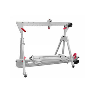 Gru a cavalletto portatile di alluminio dell'elevatore 10ton Mini gru a portale dell'interno con le componenti del motore e dell'ingranaggio del centro Mobile - Product Image 1