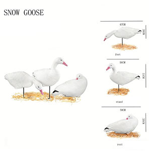Señuelo de Caza de Ganso de Nieve Realista de EVA al por Mayor - Señuelo Plegable Resistente al Agua y a los Rayos UV con Soporte y Estaca - Product Image 2