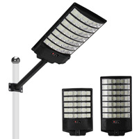 Lampu halaman surya tahan air untuk luar ruangan, lampu jalan terintegrasi pedesaan baru dengan sensor cerdas LED rumah tangga