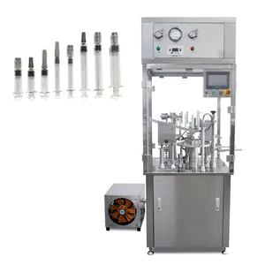 Certificación CE, máquina de llenado de jeringa de inyección de plástico completamente automática, máquina de llenado de jeringa precargada