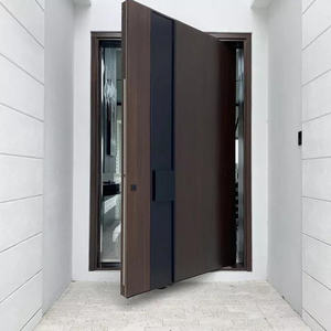 Fonctionnement ultra silencieux poignée acoustique tendances 2024 chapelle en bois 1 panneau intérieur portes en bois - Product Image 4