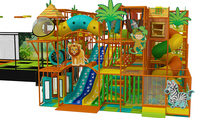 Nouveau design d'aire de jeux pour enfants et tout-petits ensemble d'équipement de parc à thème aire de jeux intérieure pour enfants