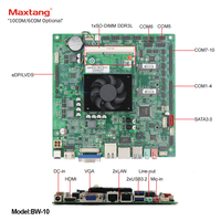 Cartes serveur personnalisées série 10 Mini ITX carte mère avec AMD Ryzen à bord CPU Intel DDR4 carte mère de jeu pour ordinateur