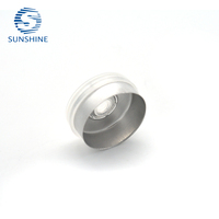 Capuchon à visser anti-fuite en aluminium et plastique de 20 mm pour flacon en verre d'injection pharmaceutique
