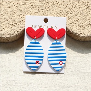 <span class=keywords><strong>Orecchini</strong></span> Pendenti in Acrilico E82, Design Astratto con Pesci Rossi e Blu, <span class=keywords><strong>Corallo</strong></span>, Leggeri, Ipoallergenici, Bicolore per Donne - Product Image 1