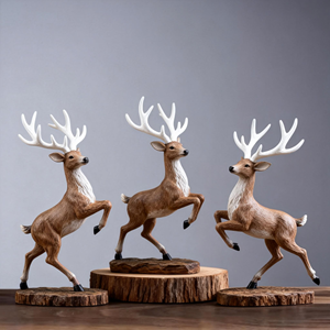 Ornamento Europeo per Casa, Decorazione da Scrivania, Artigianato in Resina, Statuette Personalizzate <span class=keywords><strong>di</strong></span> Aquila, Cervo, Drago Cinese, Pavone per Decorazione Domestica - Product Image 4