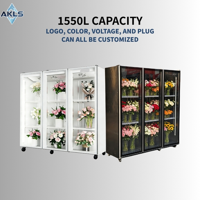 Flower Freezer Upright Flower Refrigerated Cabinet Commercial showcase Refrigerator for Sale Factory Price