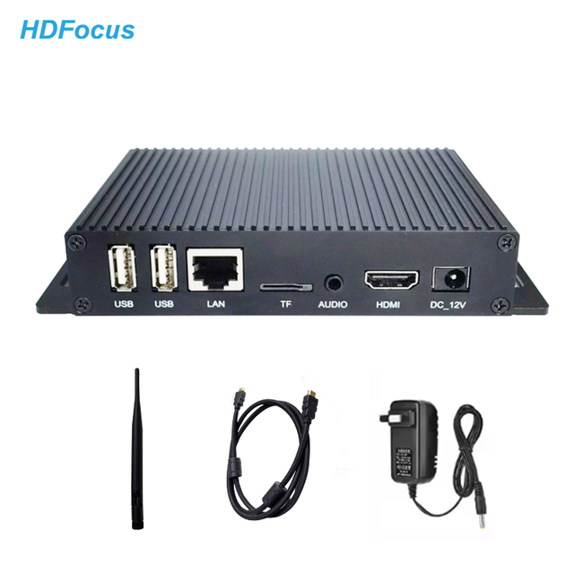 Indoor Rockchip RK3128 Android Signage Digital Signage Advertising Media Player Box