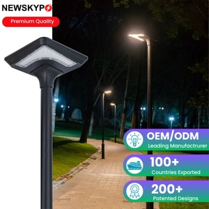 Lampe solaire tout-en-un LED 20W en aluminium moulé sous pression, super lumineuse 3000K/6000K blanc, pour parc, jardin, résidence, en vente - Product Image 1