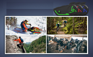 Nuevo <span class=keywords><strong>Intercomunicador</strong></span> Inalámbrico Dúplex Completo para Motocicleta, Impermeable, Bt 5.2, Tipo C, 1000M, Auriculares para Casco de Motocicleta para 2 Conductores - Product Image 4