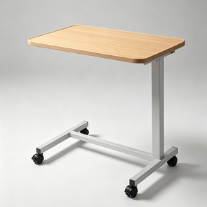 <span class=keywords><strong>Tavolo</strong></span> da Letto Ospedaliero Pieghevole e Regolabile Eminent ET66, Design Contemporaneo con Ruote, Materiale in Legno - Product Image 3