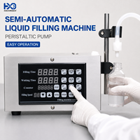 Machine de remplissage de liquides semi-automatique à pompe péristaltique haute précision et durable, contrôle numérique, pour flacons de parfum et d'huiles essentielles