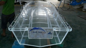 Transparent Boat with Durable <strong>Clear</strong> <strong>Bottom</strong> <strong>Kayak</strong> for Lakes and Rivers 1-Year Warranty HDPE Material Fishing 10 Persons - Product Image 6