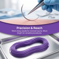 Fil de Suture en Nylon Absorbable à Haute Résistance à la Traction Certifié CE pour Usage Chirurgical Vétérinaire Durée de Vie 5 Ans