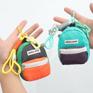 <span class=keywords><strong>MMini</strong></span> sac à dos ornement porte-clés pendentif lâche changement casque rouge à lèvres ID sac de rangement téléphone portable lanière-Nylon sport Style - Product Image 2