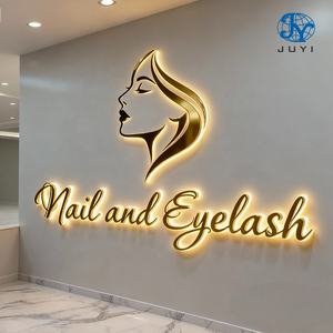 ป้ายตัวอักษร LED สแตนเลสแบบกำหนดเองสำหรับภายนอกอาคาร พร้อมไฟแบ็คไลท์ 3 มิติ สีทองขัดเงา ป้ายตัวอักษรเรืองแสง - Product Image 5