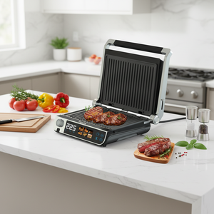 Grille-pain numérique détachable Newle <span class=keywords><strong>en</strong></span> acier inoxydable à 6 tranches avec contrôle de la température et ouverture à <span class=keywords><strong>180</strong></span> <span class=keywords><strong>degrés</strong></span> - Product Image 5