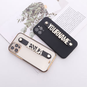 Custodia per Telefono in TPU Personalizzata <span class=keywords><strong>con</strong></span> <span class=keywords><strong>Nome</strong></span> e Lettera <span class=keywords><strong>con</strong></span> Confezione per iPhone 11 12 13 14 Pro Max Mini Xs Xr XsMax SE 7 8 Plus - Product Image 2