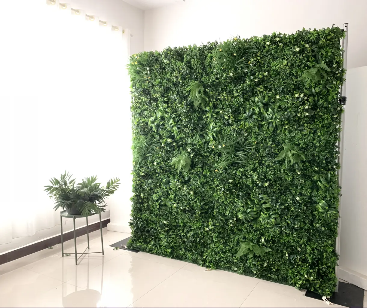 ديكور منزلي B0220 ورق شجر استوائي اصطناعي ثلاثي الأبعاد, ورق حائط على شكل أوراق شجر خضراء