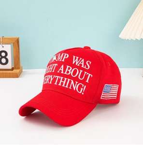 Casquette de baseball en sergé de coton uni USA pour <span class=keywords><strong>la</strong></span> campagne électorale - Product Image 4