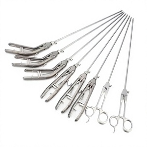Porte-aiguille laparoscopique manuel en acier inoxydable de qualité supérieure, instruments chirurgicaux durables certifiés CE ISO par Grip Surgical - Product Image 1