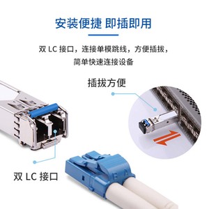 Módulo óptico Sfp Gigabit del fabricante, puerto Lc de 1310 Nm, 1,25 G, CC, 5 V, para una amplia compatibilidad - Product Image 4