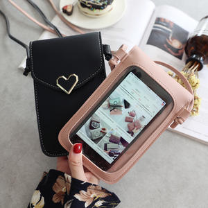 Étui universel en cuir PU pour téléphone portable, <span class=keywords><strong>pochette</strong></span> de poignet, étui de poche, sangle de cou pour Samsung S10 pour iPhone 12 11 <span class=keywords><strong>Huawei</strong></span> <span class=keywords><strong>P30</strong></span> V20 - Product Image 4
