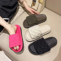 Sandales plates à plateforme ouvertes de luxe pour femmes – Marque de mode tendance pour femmes