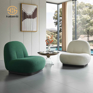 Juego de Muebles Nórdicos Modernos en Venta para Sala de Estar de Hostal, con Esponja Curva de Alta Densidad y Tela Cómoda para Hotel o Villa - Product Image 5