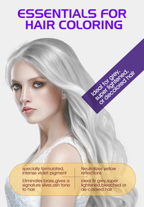 Couleur Déposant <span class=keywords><strong>Violet</strong></span> Shampooing Toner Blonde, Argent, Gris-Anti Laiton Enlever les Tons Jaunes et Brassiness de Highlighted, Javel - Product Image 3