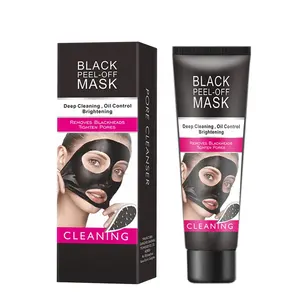 Großhandel Private Label Mitesser Entferner Schlamm aus dem Toten Meer Peel Off Maske Schwarz Bambus Holzkohle Peel Off Peeling Schlamm Gesichts maske