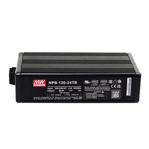 Chargeur de batterie intelligent Npb-120-24tb 120w 4a à large plage de sortie ultra fiable, neuf et original pour l'automatisation industrielle - Product Image 1