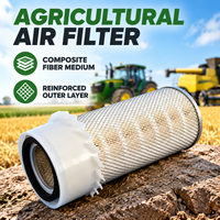 Filtre à air Fleetguard AF1733KM AF1733K AF4059K AF26285K AF26286 11EM21041 pour tracteurs et moissonneuses-batteuses John Deere New Holland