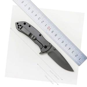 Cuchillo de hoja plegable Aus8 gris titanio de diseño de gama alta de Taiwán con bloqueo de Marco - Product Image 6