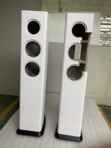 Su misura in legno massiccio pieno di frequenza antico HiFi scaffale altoparlante Shell scatola vuota per Home Theater disponibile in varie dimensioni