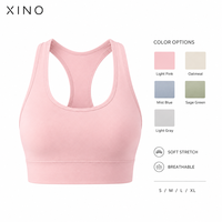 Soutien-gorge de yoga OEM pour femme grande taille, léger, respirant, extensible dans 4 directions, maintien élevé, anti-UV, anti-odeur, vêtement de sport en Spandex/Nylon