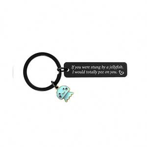 Acciaio inossidabile <span class=keywords><strong>se</strong></span> fosse punto da piccolo, farei pipì totalmente <span class=keywords><strong>in</strong></span> <span class=keywords><strong>te</strong></span> medusa portachiavi <span class=keywords><strong>in</strong></span> metallo portachiavi regalo - Product Image 4