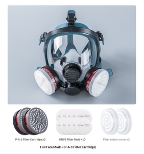 หน้ากากป้องกันแก๊สพิษ FM-10 <span class=keywords><strong>CBRN</strong></span> พร้อมไส้กรองพรีเมียม แบบเต็มหน้า ซิลิโคน สำหรับเอาตัวรอด ป้องกันสารเคมีและควัน - Product Image 3